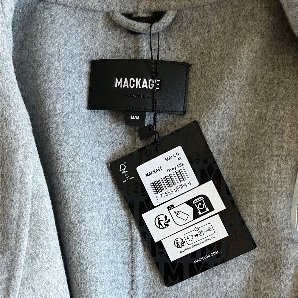 MACKAGE | Mai Wool Wrap Coat - Picture 6 of 7
